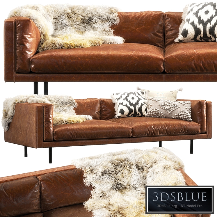 Harvey straight arm sofa