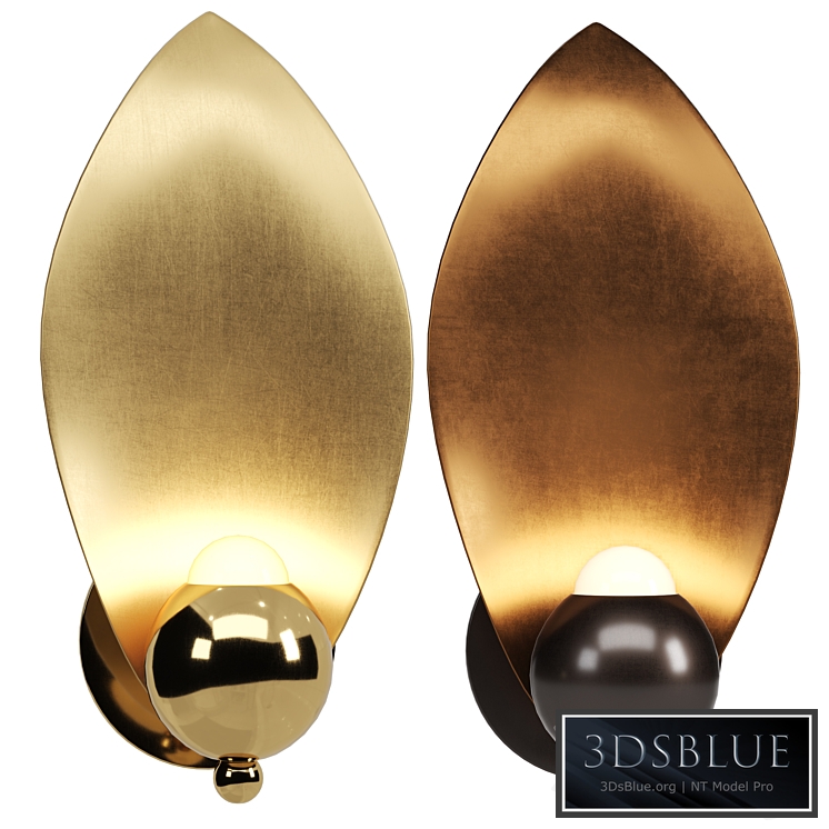 Sconce LAVRA Wall Lamp Gold / Mocha