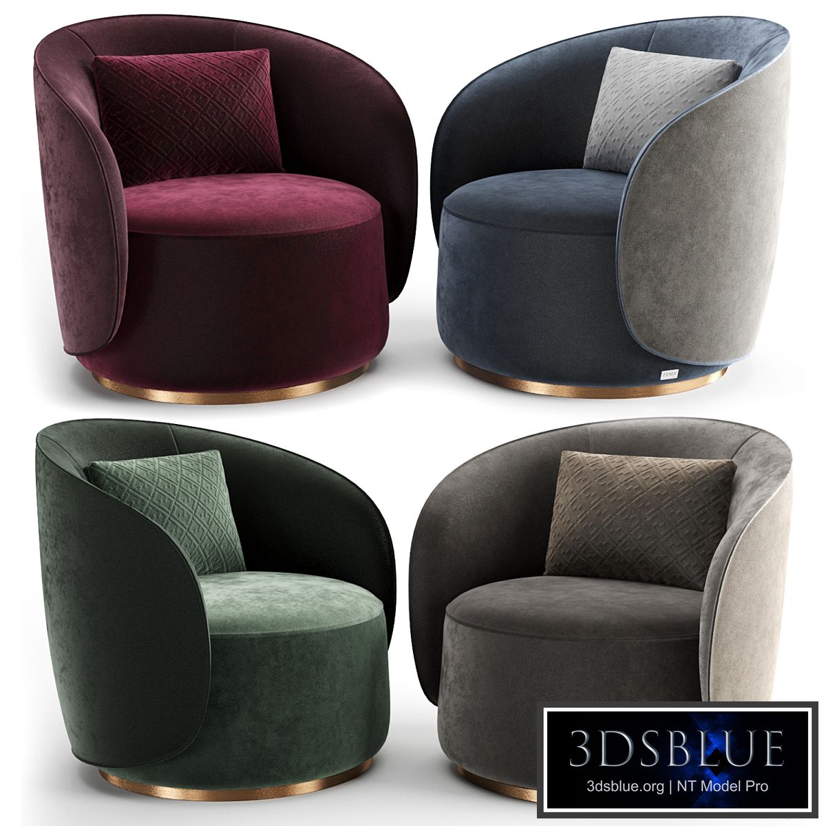 Fendi Casa Anabelle Armchair