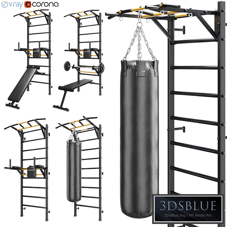 Record wall bars set