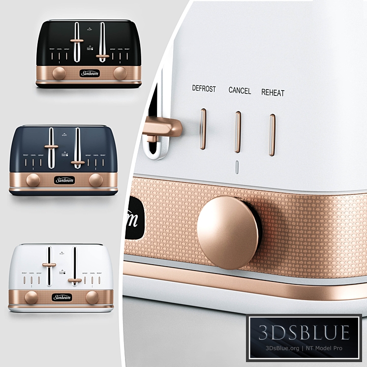 sunbeam classic bronze toaster