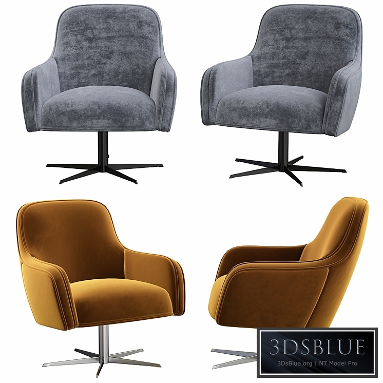 SWIVEL CHAIR SERENA - Eichholtz