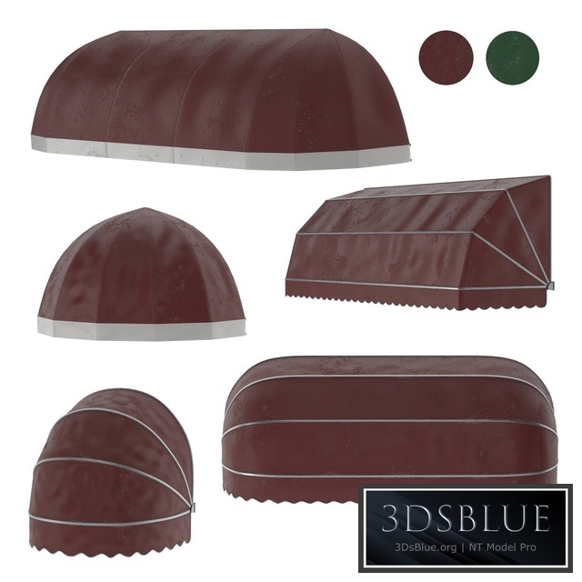 Awning set kitbash vol.05