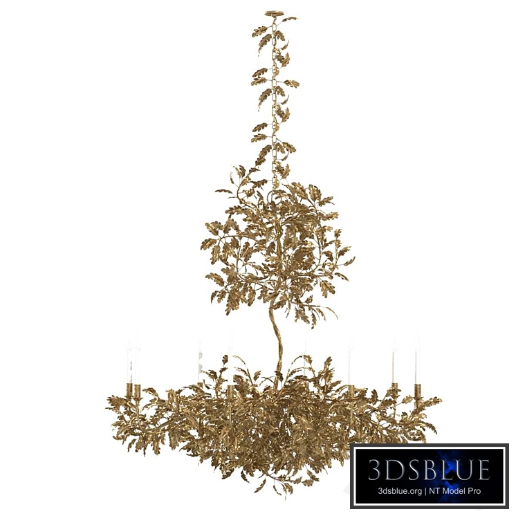 Golden Oak Chandelier Cox London
