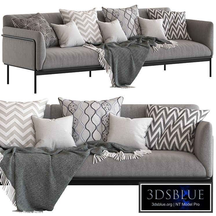 Globewest Natadora Scribe 3 Seater Sofa