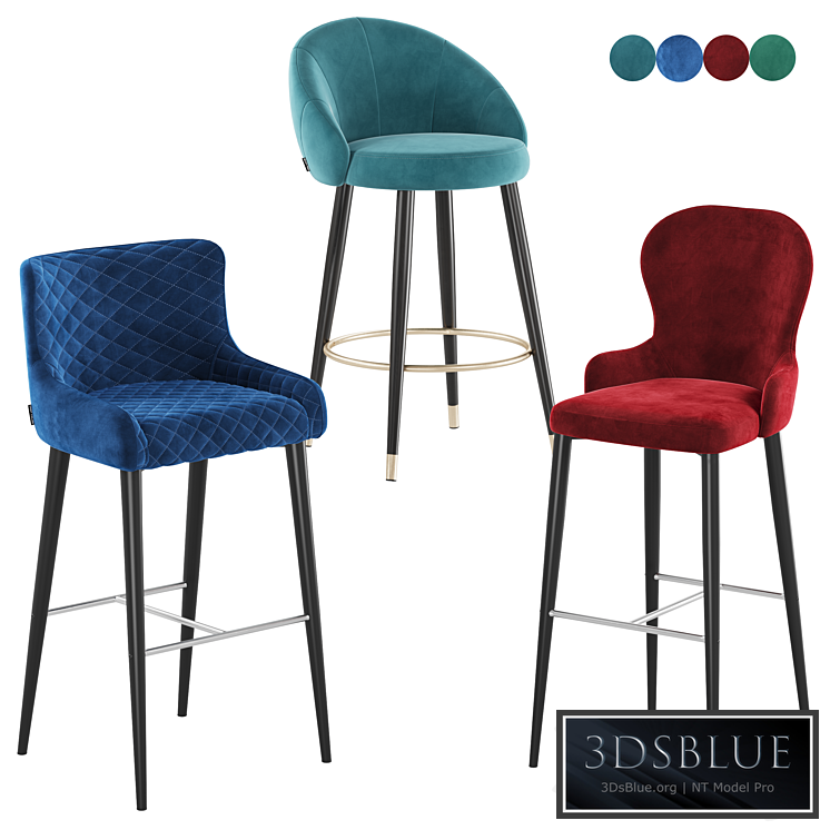 Deephouse bar stool Cindy, Ferrara, Chamonix