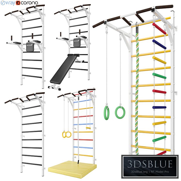 Record Monolith wall bars set 1