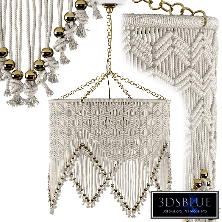 Sonora Macrame Chandelier by Selamat