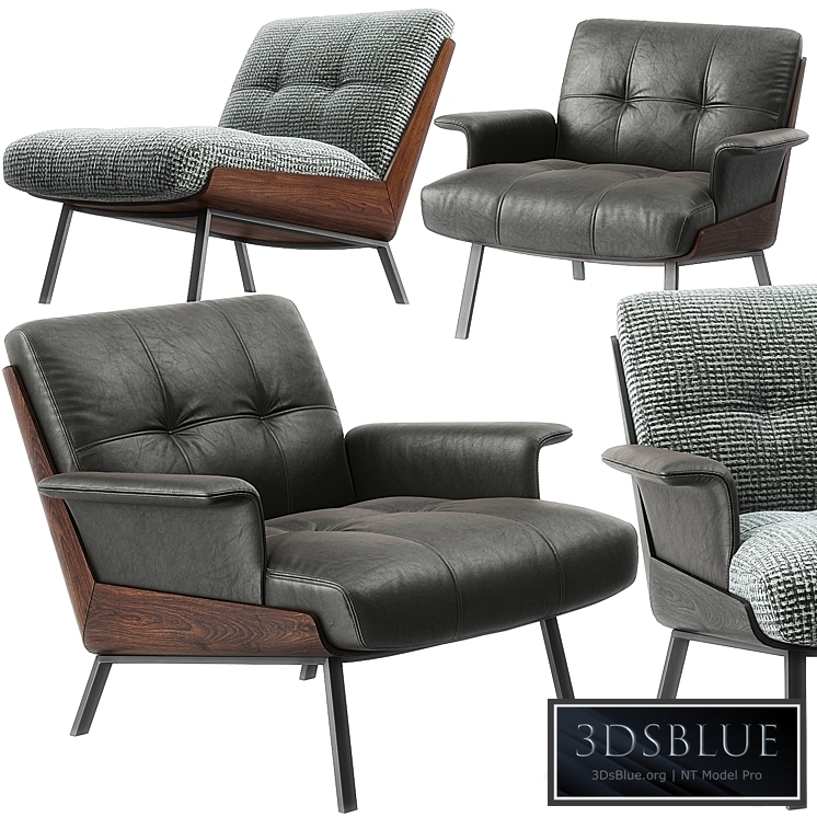 Daiki armchairs by Minotti