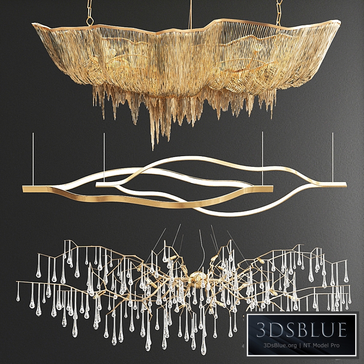 Atlantis Henge Bijout Chandelier - 3 type