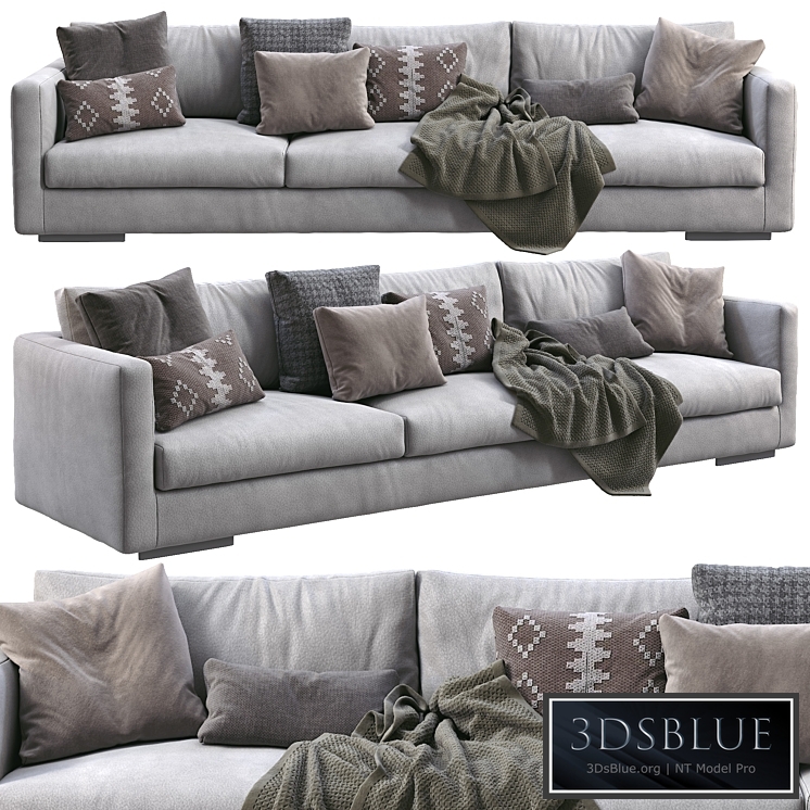 Flexform leather Sofa MAGNUM