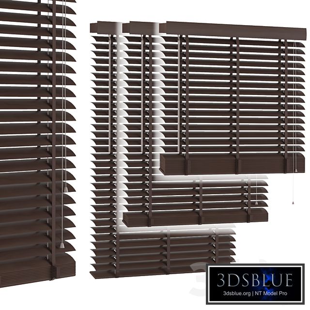 Wood Venetian Blind 01