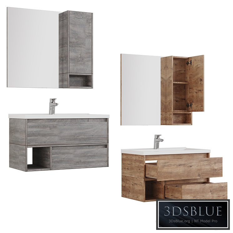 STWORKI Karlstad 90 and Pencil case rustic oak / rochelle