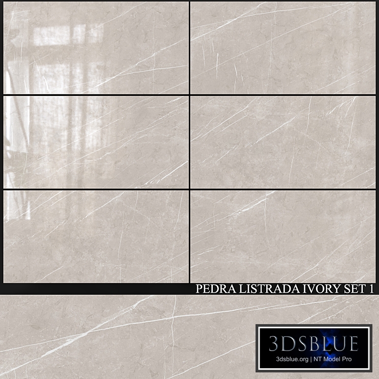 Decovita Pedra Listrada Ivory 600x1200 Set 1