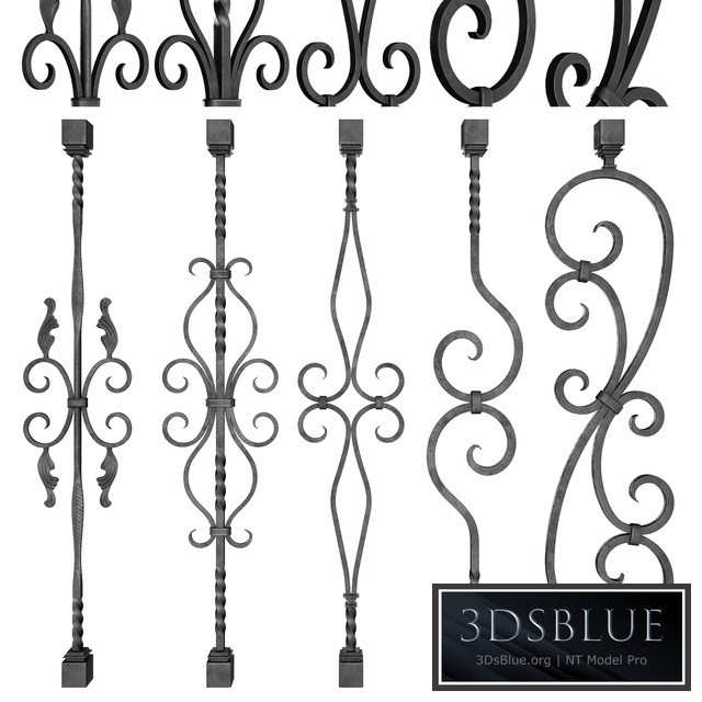 Wrought Iron Bundle No2 Railing