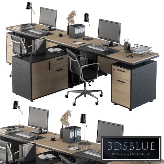 Office Furniture - employee Set 10