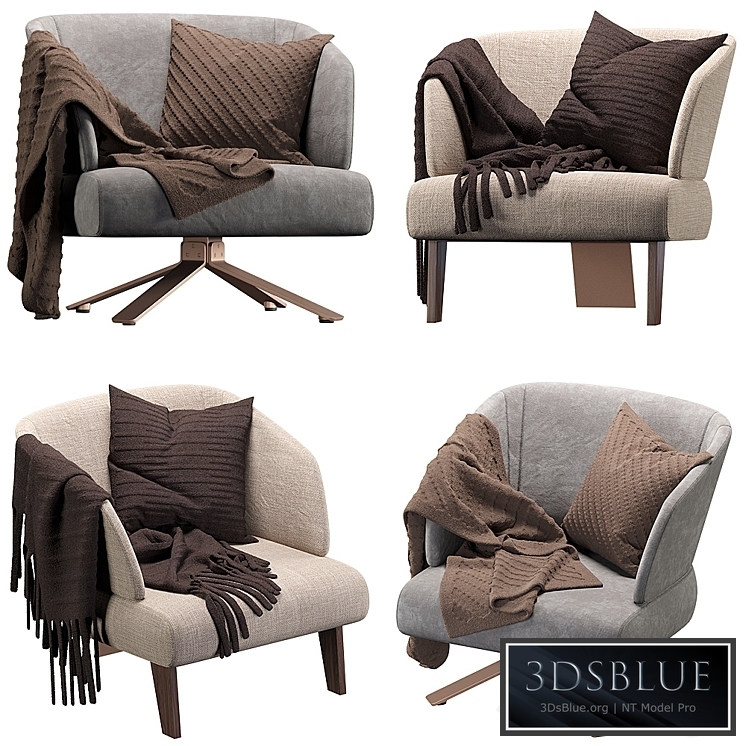 Minotti armchair reeves small