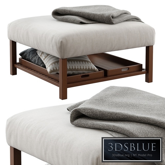 Miller&#39;s Home Furnishings / Elliot Ottoman