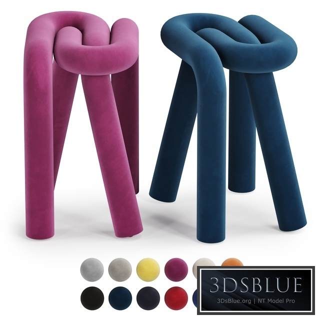 Bold stool by mustache