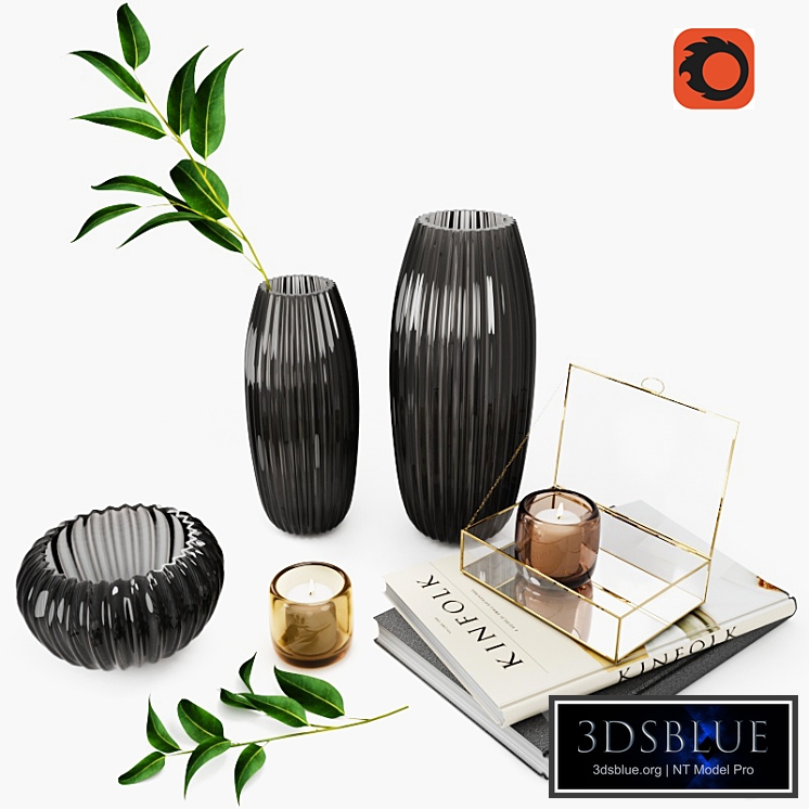 Decorative set MURANO By Paolo Castelli