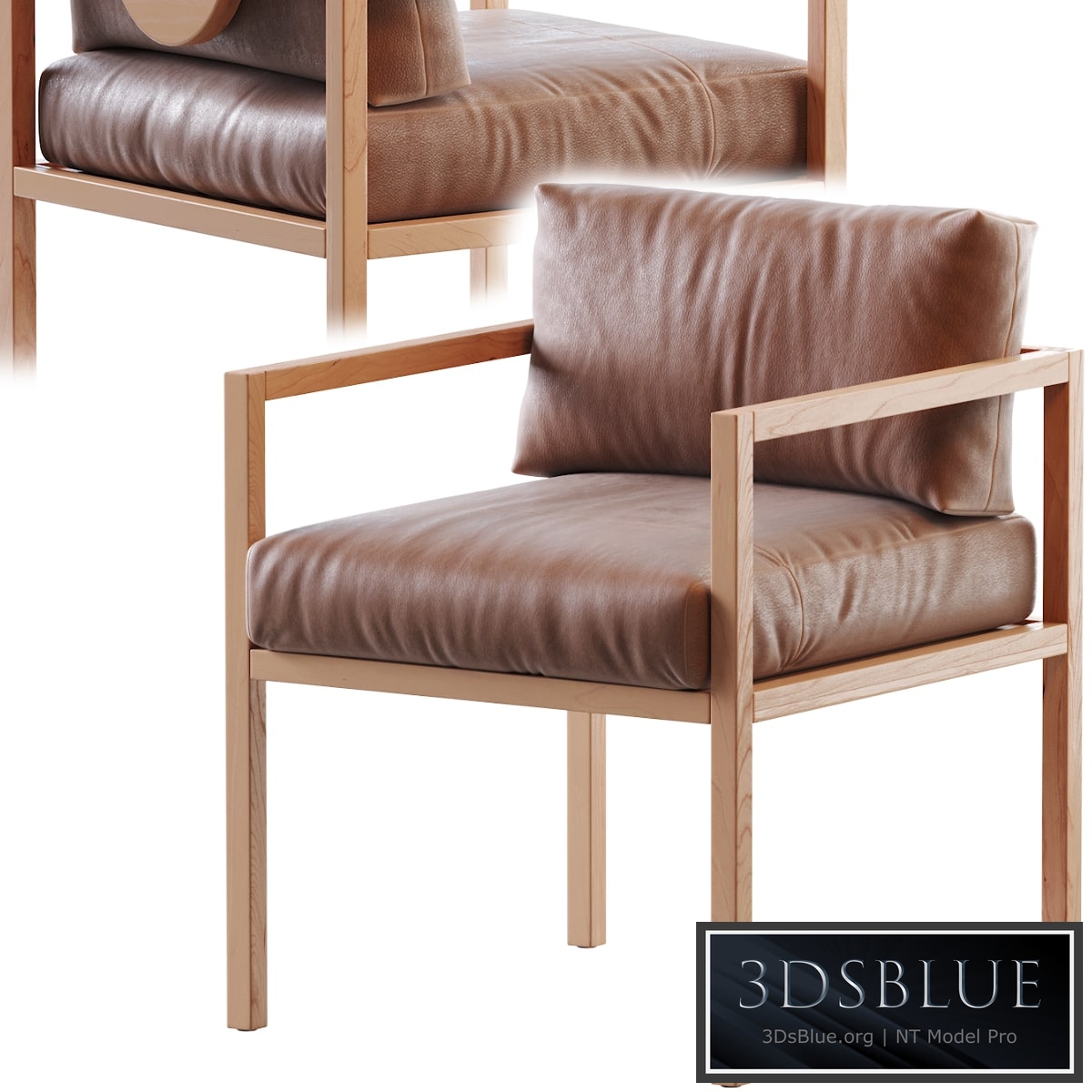 EVE DINING CHAIR IN LEATHER (WNT)