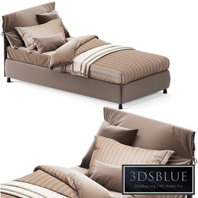 Single bed Flou NATHALIE