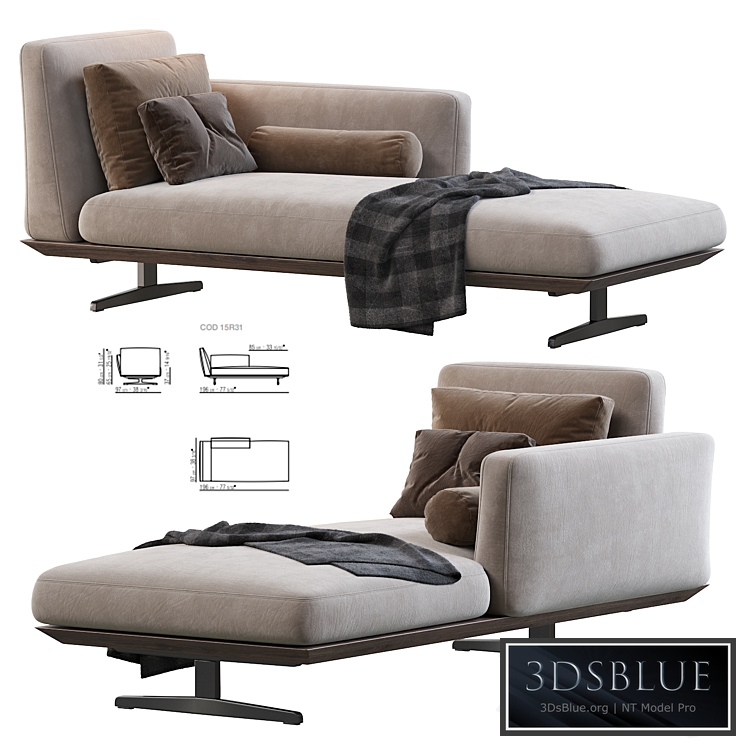 Evergreen Chaise Longue