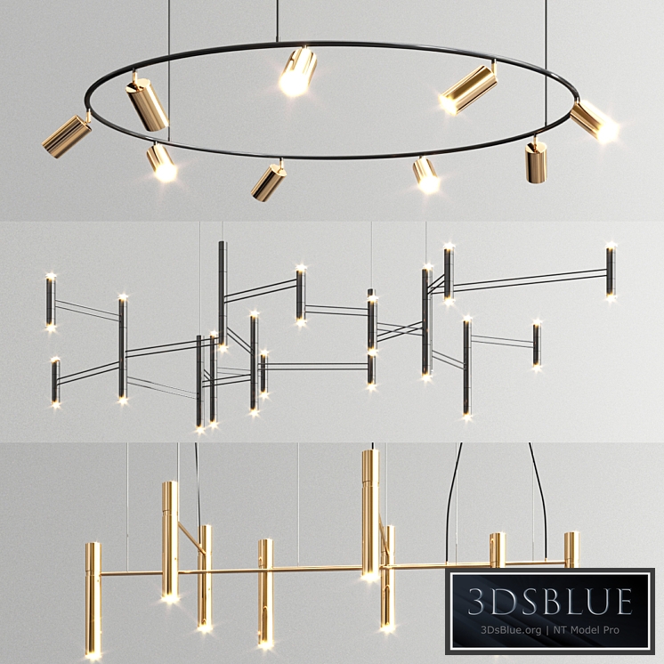 Aries Giffen Henge Chandelier - 3 type