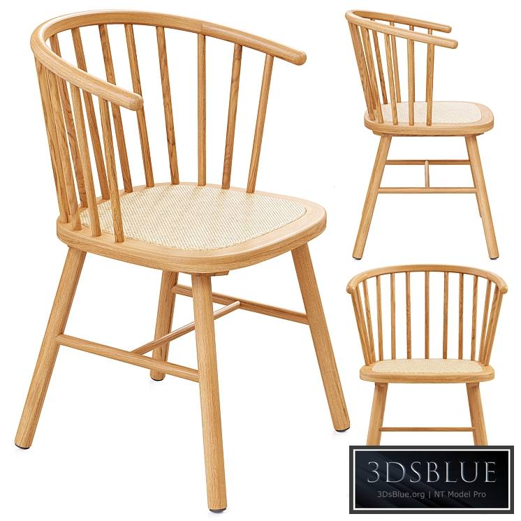 Zara Home - The ash wood chair with rattan seat