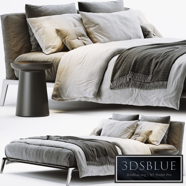 Flexform Lifesteel Bed