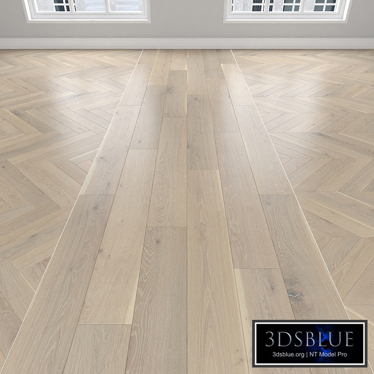 Parquet Oak, 3 types: herringbone, linear, chevron.