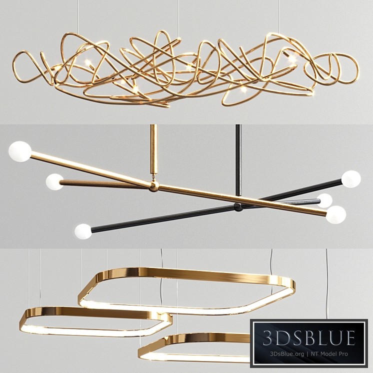 Apparatus Doodle Ring Chandelier - 3 type