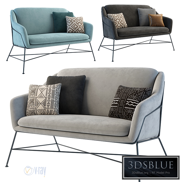 2-seater sofa La Forma (ex Julia Grup) Brida