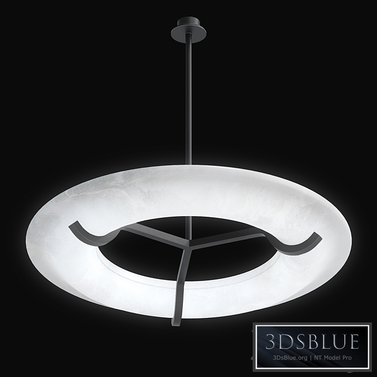 Plaster and Wrought iron Chandelier by Eric Schmitt