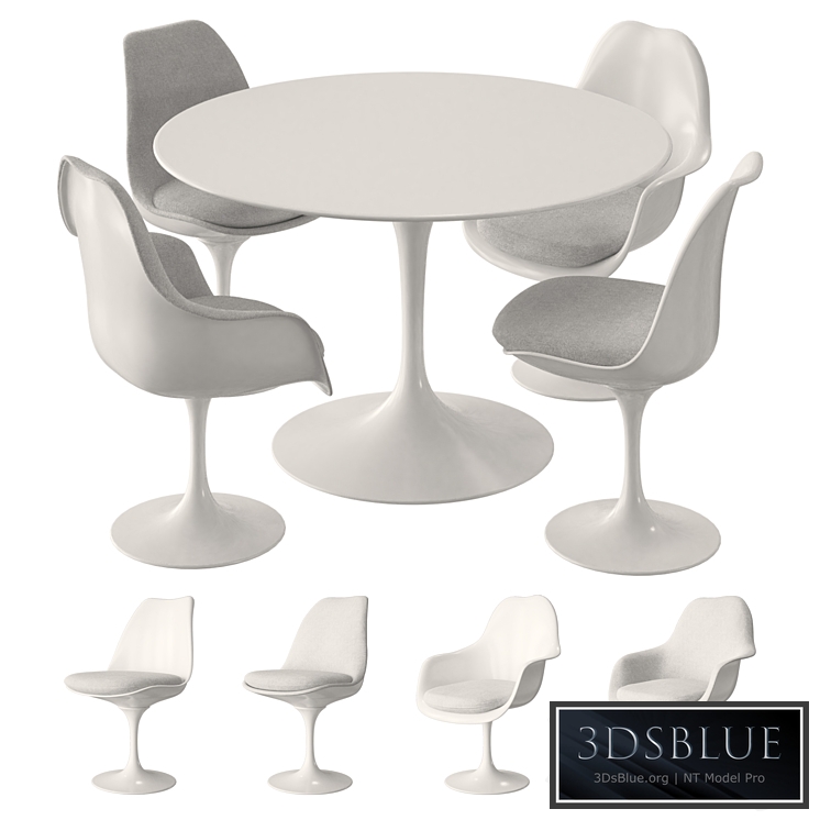 Knoll Tulip Table Set