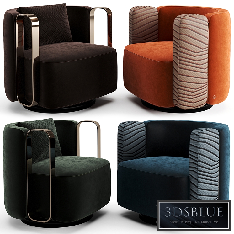 Fendi Casa Kelly Bracelet Armchair