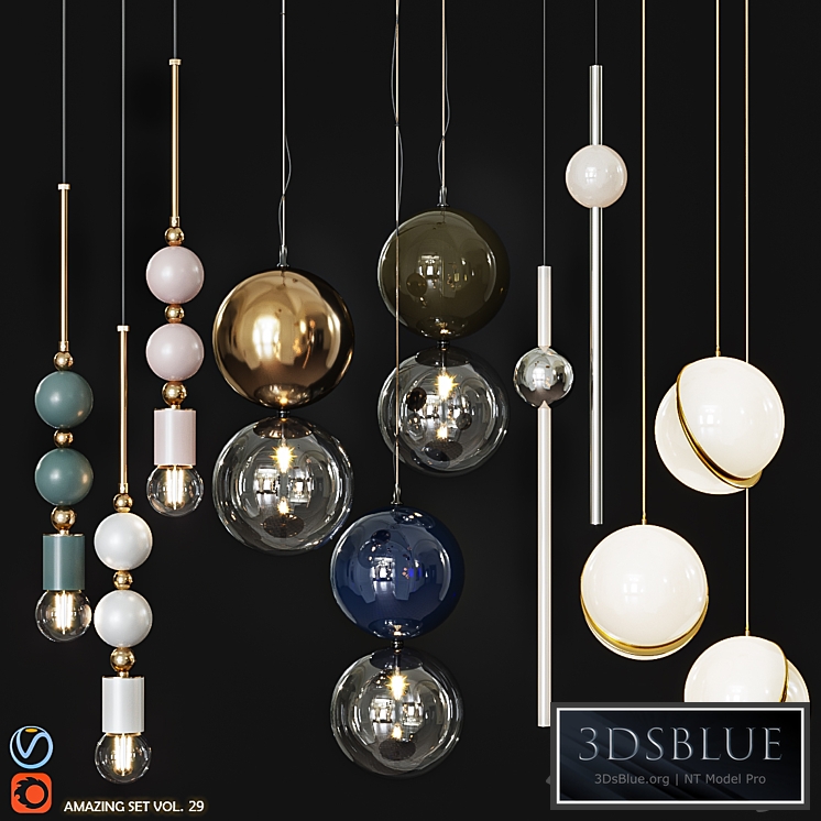 Set pendant lights