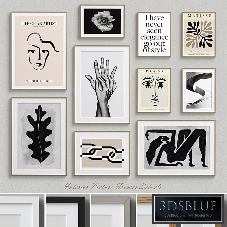 Interior Picture Frames Set-56