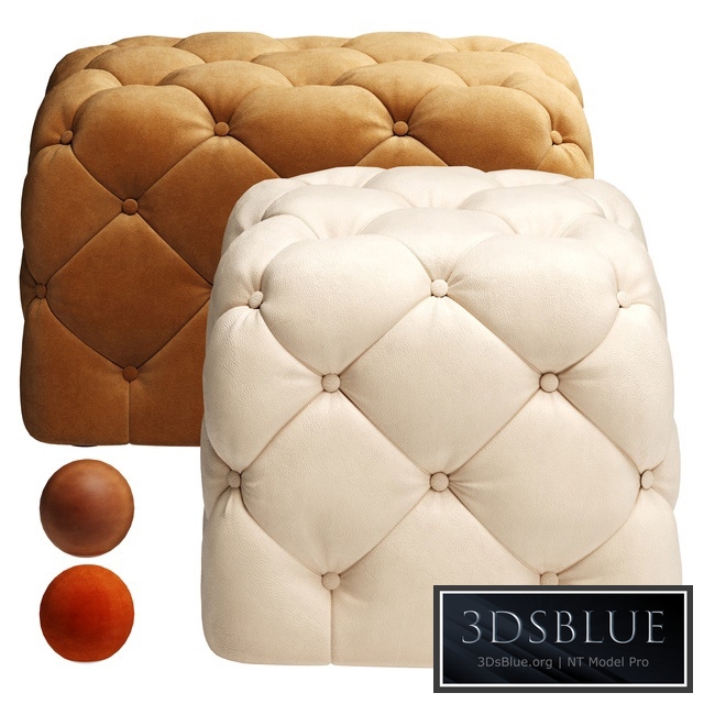 Tufted pouf CTS Salloti Tresor