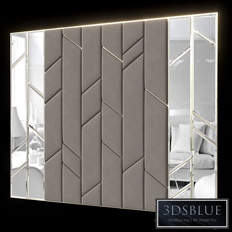 Headboard set 024. (4 pieces)