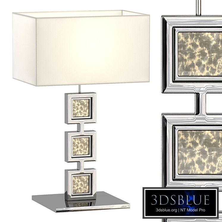 Silver table lamp by MyImagination.Lab