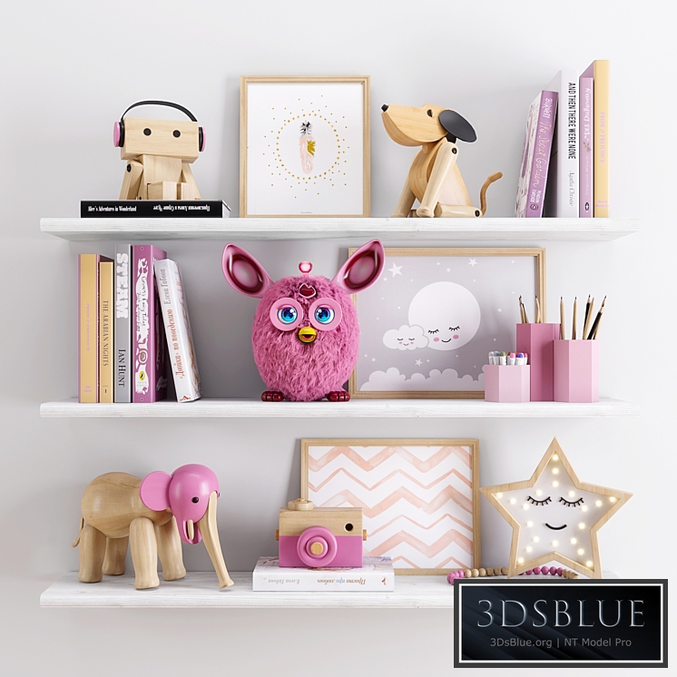 Toys and furniture set