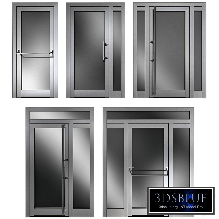Metal swinging fire doors