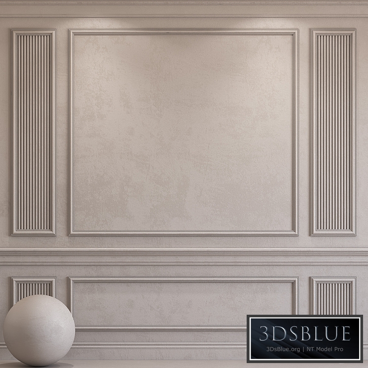 Decorative plaster with molding 62
