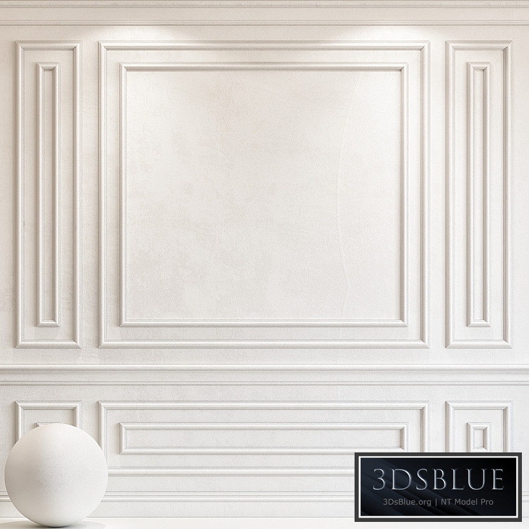 Decorative plaster with molding 70