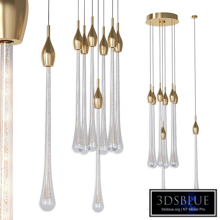 Lampatron Drop Shaped Glass Pendant Light