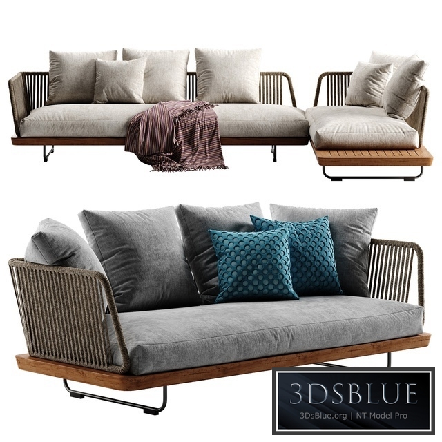 Minotti Sunray sofa set 1