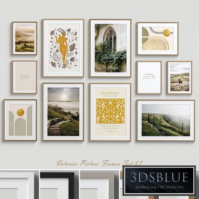 Interior Picture Frames Set-57