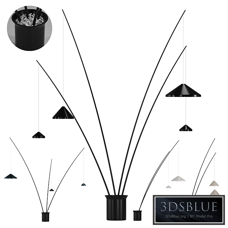 NORTH | Floor lamp By Vibia