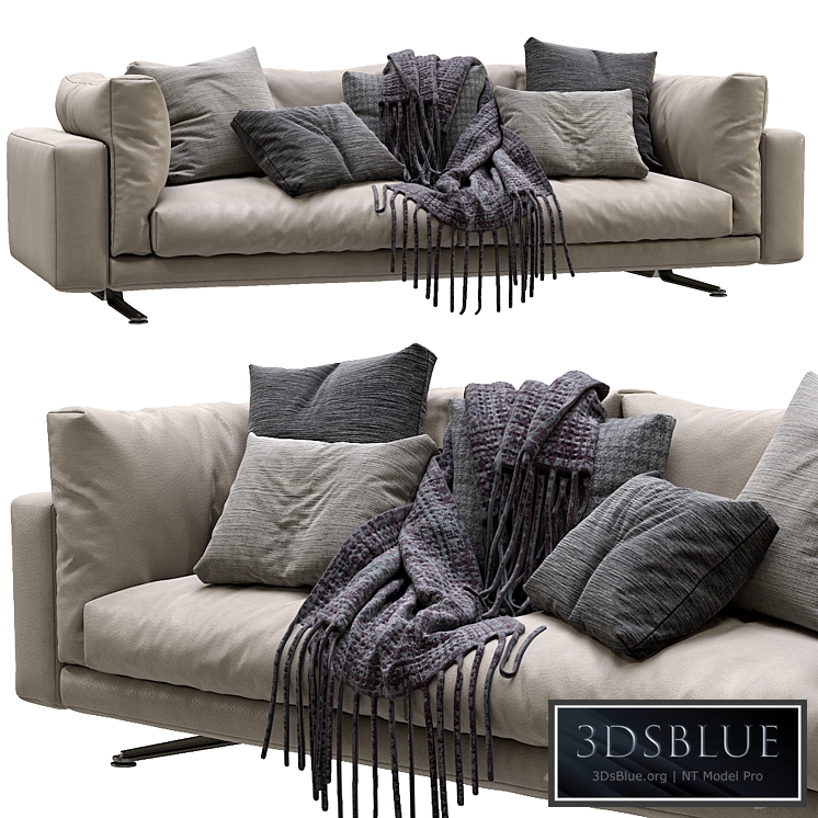 Livingdivani Leather Sofa Floyd Hi